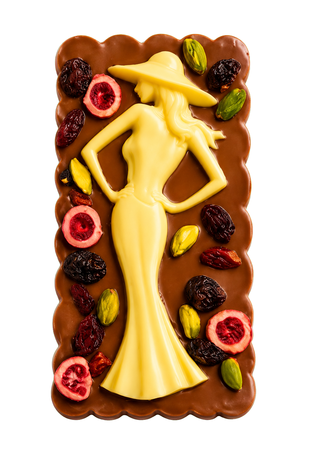Yellow dress chocolate
